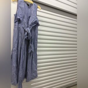 J. Crew Collection Thomas Mason Dress in Gingham. Size 14Like New BUT with smear